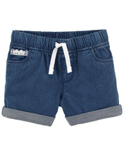 Cargar imagen en el visor de la galería, Shorts Pull-On Denim Shorts Carter&#39;s 18 y 24 Meses