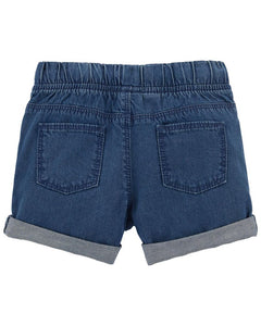 Shorts Pull-On Denim Shorts Carter's 18 y 24 Meses