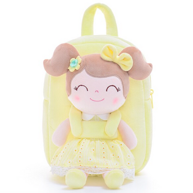 Mochila personalizada Spring Girl Yellow Doll Amarilla